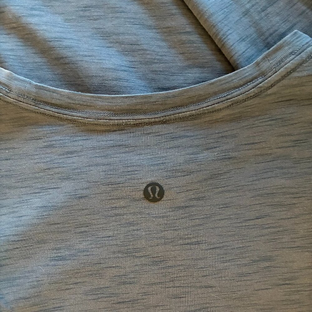 Lululemon Love Long Sleeve Shirt – Heathered Dark Gray, Size 8 - Picture 5 of 5